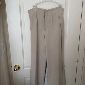 Zara beige culotte pants